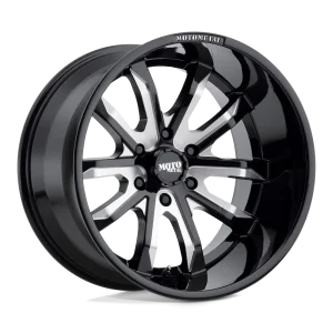Moto Metal – MO983 DAGGER – Black – 20″x12″ -44mm – Summer Wheels – MO98321268344N